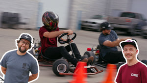 Adam LZ & Chelsea Denofa Drive the Battle Aero Drift Kart!