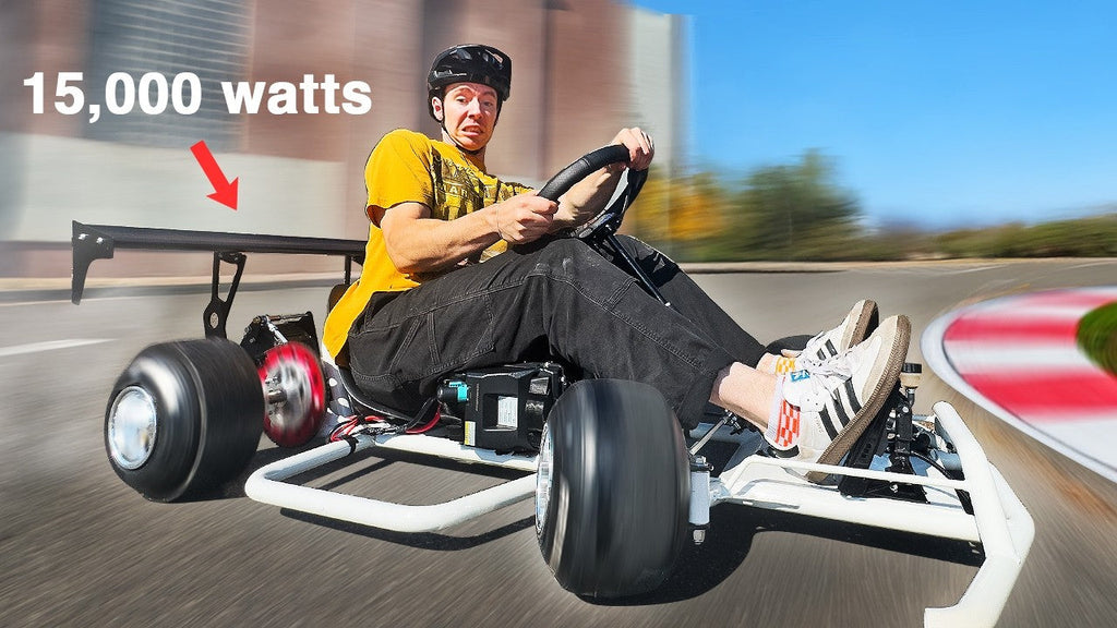 Logan Builds Battle Aero Drift Kart!