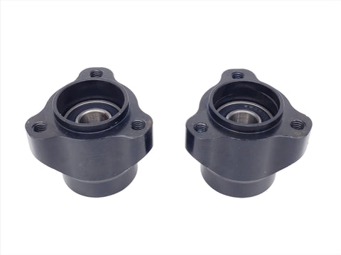 Kart Front Wheel Hub Pair (Black)