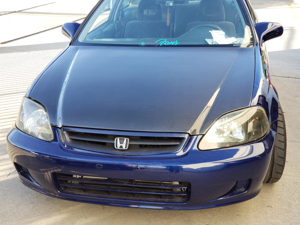 99-00 Honda Civic Carbon Fiber Hood