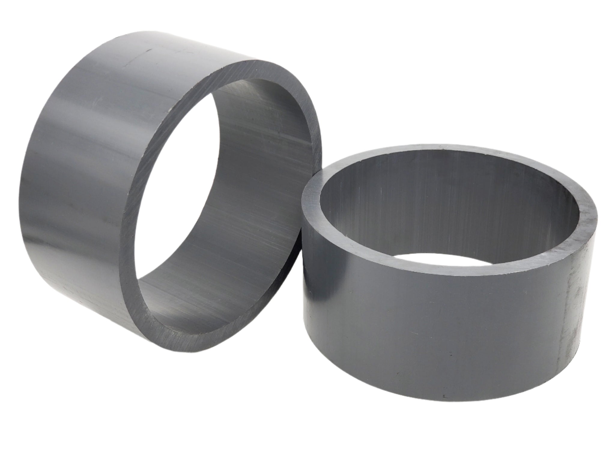10" Grey PVC Drift Rings / Sleeves (5/8" Thick)