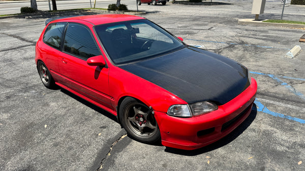 (Pre-Order) 92-95 Honda Civic Carbon Fiber Hood