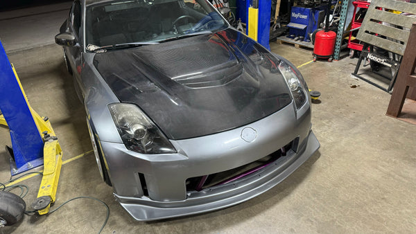 350Z Carbon Fiber Vented Hood