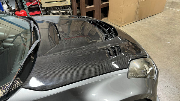 350Z Carbon Fiber Vented Hood