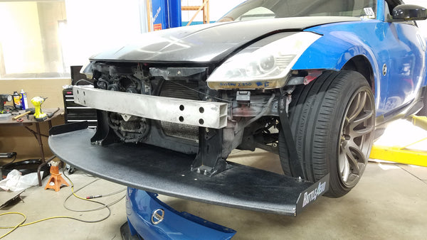 Chassis Mounted Splitter for Nissan 350Z