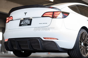 Raytrix Aero Spec-V Carbon Fiber Diffuser Tesla Model 3