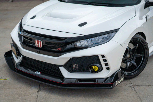 Chassis Mounted Splitter for Honda FK8 Civic Type-R