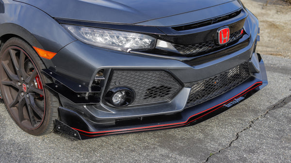 Front Bumper Canards for Honda Civic Type R (FK8)