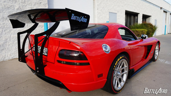 Swan Neck Chassis Mount Wing for Dodge Viper (ZB)