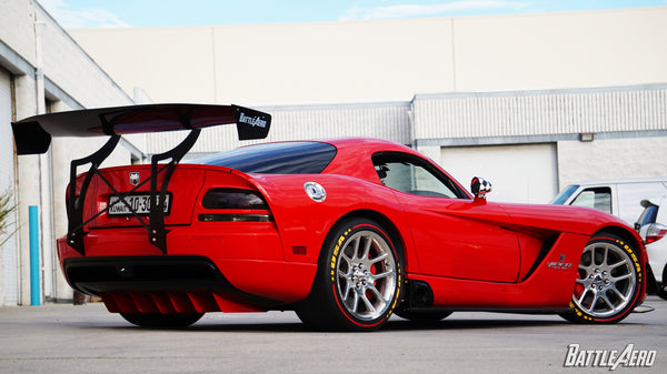 Swan Neck Chassis Mount Wing for Dodge Viper (ZB)